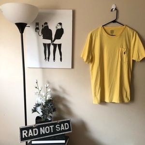 Polo by Ralph Lauren Basic Yellow pocket tee